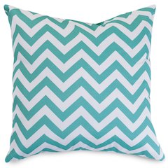 Majestic Home Goods Pillow 20x20 Chevron Teal