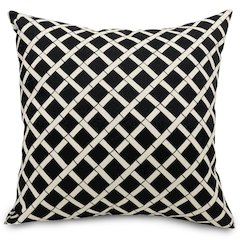 Majestic Home Goods Pillow 24x24 Bamboo Black