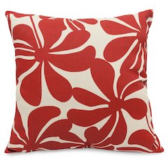 Majestic Home Goods Pillow 24x24 Plantation Red