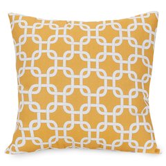 Majestic Home Goods Pillow 24x24 Links Yellow