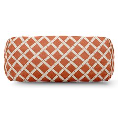 Majestic Home Goods Bolster Pillow Bamboo Burnt Orange