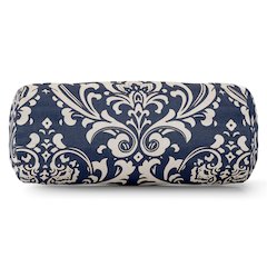 Majestic Home Goods Bolster Pillow French Quarter Navy