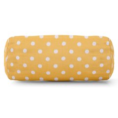 Majestic Home Goods Bolster Pillow Ikat Dot Citrus