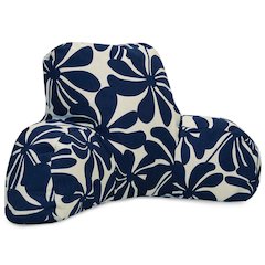 Majestic Home Goods Reading Pillow Plantation Navy
