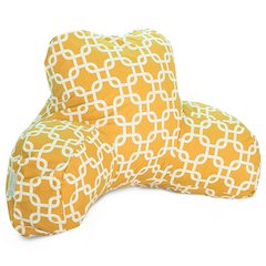 Majestic Home Goods Reading Pillow Links Yellow