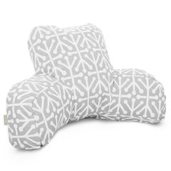 Majestic Home Goods Reading Pillow Aruba Gray