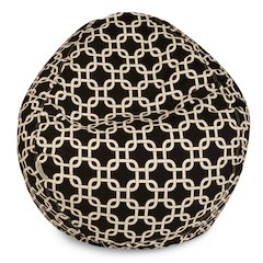 Majestic Home Goods Small Bean Bag Links Black