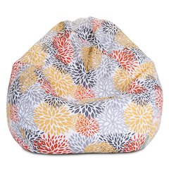 Majestic Home Goods Small Bean Bag Blooms Citrus