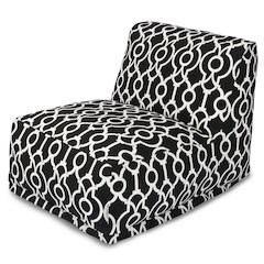 Majestic Home Goods Chair Lounger Athens Black