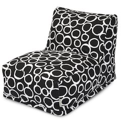Majestic Home Goods Chair Lounger Fusion Black