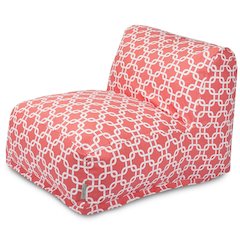 Majestic Home Goods Chair Lounger Links Coral