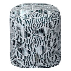 Majestic Home Goods Pouf Charlie Emerald