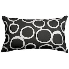 Majestic Home Goods Pillow 12x20 Fusion Black