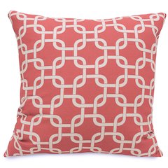 Majestic Home Goods Pillow 20x20 Links Coral