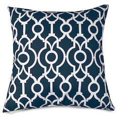 Majestic Home Goods Pillow 24x24 Athens Navy