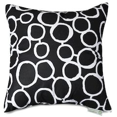 Majestic Home Goods Pillow 24x24 Fusion Black
