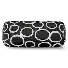 Majestic Home Goods Bolster Pillow Fusion Black