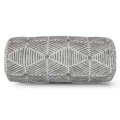 Majestic Home Goods Bolster Pillow Charlie Gray