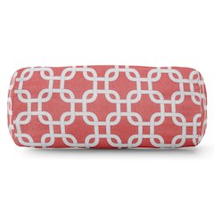 Majestic Home Goods Bolster Pillow Links Coral