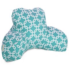 Majestic Home Goods Reading Pillow Links Teal