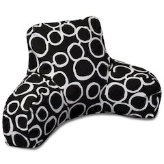 Majestic Home Goods Reading Pillow Fusion Black