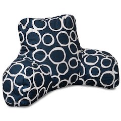 Majestic Home Goods Reading Pillow Fusion Navy