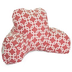 Majestic Home Goods Reading Pillow Links Coral