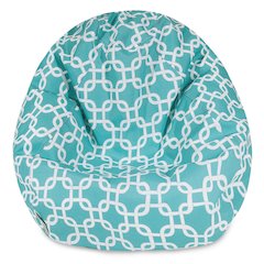 Majestic Home Goods Small Bean Bag Links Teal