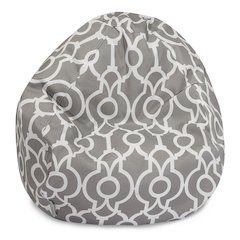 Majestic Home Goods Small Bean Bag Athens Gray