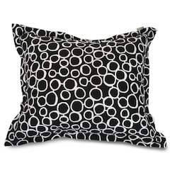 Majestic Home Goods Floor Pillow Fusion Black