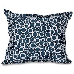 Majestic Home Goods Floor Pillow Fusion Navy