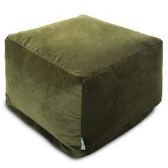 Majestic Home Goods Ottoman Pouf Villa Fern