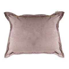 Majestic Home Goods Floor Pillow Faux Suede steel