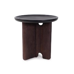 Rounded Bollack Tray Side Table