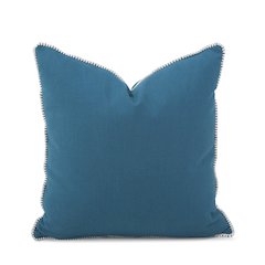 20 x 20 Outdoor Pillow with Dec Cord- Seascape Turquoise- Poly Insert