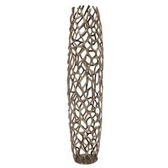 Bronze Aluminum Branch Vase- Small