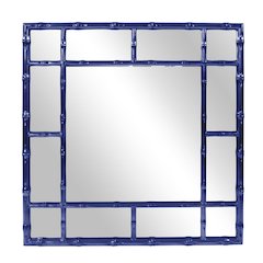 Bamboo Mirror - Glossy Navy