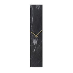 Mies Black Marble Monolith Clock