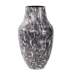Zynsky Art Glass in Deep Mocha Brown- Short