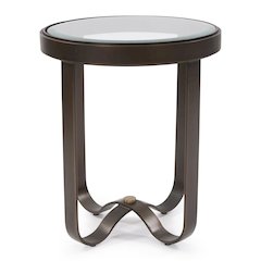 Round Metal Side Table