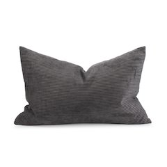 Pillow 14 x 22 Pana Charcoal - Poly Insert