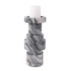 Modern Clarinda Marble Candle Holder- Short