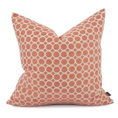 24 x 24 Pyth Coral Pillow  - Poly Insert