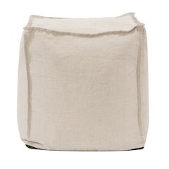 Square Pouf Prairie Linen