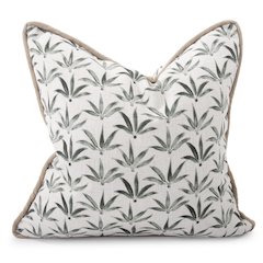 24 x 24  Pillow  Hemp Moss - Down Insert
