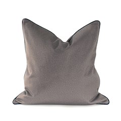 Qiviut Gray 24x24 Down Filled Pillow