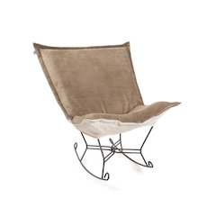 Puff Rocker Ottoman  Pana Sand/Natural