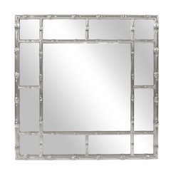 Bamboo Mirror - Glossy Nickel