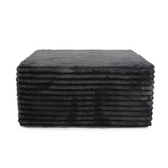 Universal Square Ottoman Shar Pei Black