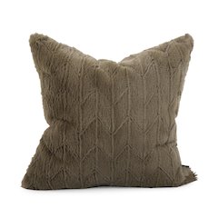 20 x 20 Angora Moss Pillow  - Down Insert